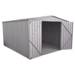 Abri De Jardin En Métal 10,9m² Silver Grey Fraser - ABSCO