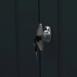 Abri De Jardin En Métal Anthracite 3,92m² + Kit D'ancrage + Kit De Fondation DURAMAX -Jardin Soldes abri de jardin en metal anthracite 392m duramax kit d ancrage kit de fondation 5