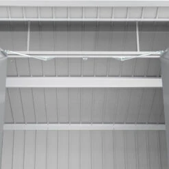 Abri De Jardin En Métal Gris 5,22m² + Kit D'ancrage + Kit De Fondation DURAMAX -Jardin Soldes abri de jardin en metal gris 522m duramax kit d ancrage kit de fondation 5