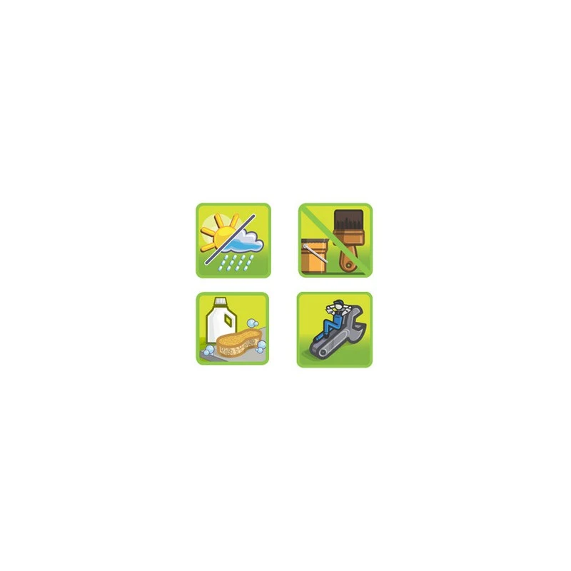 Abri De Jardin En PVC 11,2m² UTILITY Blanc Et Gris Vert Grosfillex + Kit Ancrage Offert 4 Abri De Jardin En PVC 11,2m² UTILITY Blanc Et Gris Vert Grosfillex + Kit Ancrage Offert – Image 2