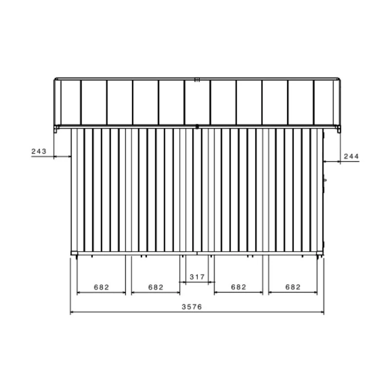 Abri De Jardin En PVC 11,2m² UTILITY Blanc Et Gris Vert Grosfillex + Kit Ancrage Offert 8 Abri De Jardin En PVC 11,2m² UTILITY Blanc Et Gris Vert Grosfillex + Kit Ancrage Offert – Image 6
