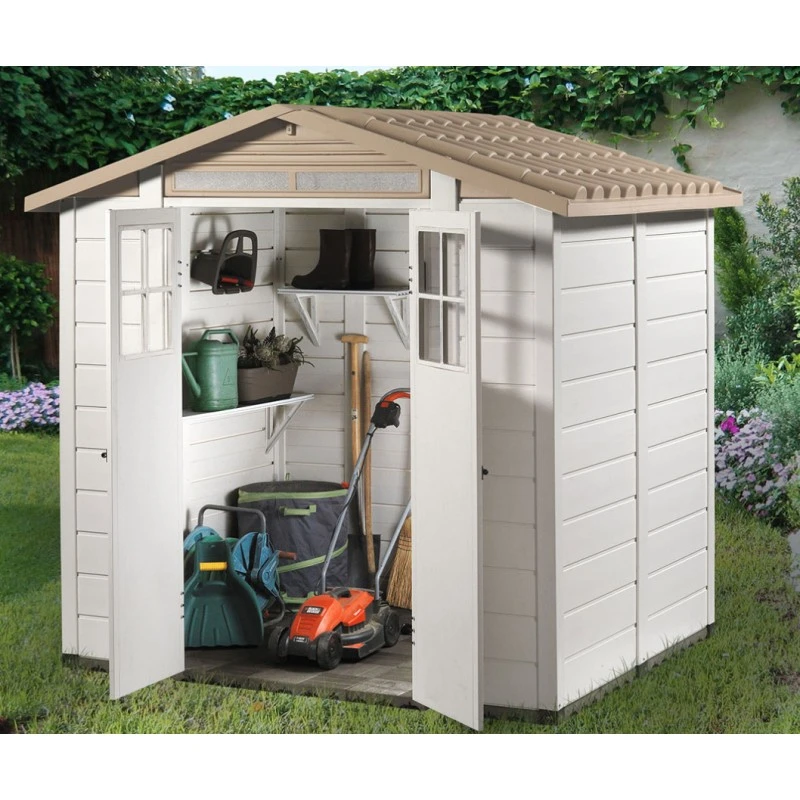 Abri De Jardin En PVC 3,98m² Avec Plancher Evo Tuscany 200 – Garofalo 3 Abri De Jardin En PVC 3,98m² Avec Plancher Evo Tuscany 200 – Garofalo