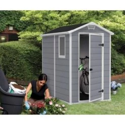 Abri De Jardin En Résine 2,5m² Premium 46 S Gris Clair + Plancher - Keter 9 Abri De Jardin En Résine 2,5m² Premium 46 S Gris Clair + Plancher - Keter -Jardin Soldes abri de jardin en resine 25m premium 46 s gris clair plancher keter 1