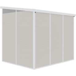 Abri De Jardin En Résine 4,10m² Beige Toit Monopente Skylight + Plancher - Jobu 11 Abri De Jardin En Résine 4,10m² Beige Toit Monopente Skylight + Plancher - Jobu -Jardin Soldes abri de jardin en resine 410m beige toit monopente skylight plancher jobu 3