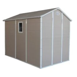 Abri De Jardin En Résine Beige 5,32m² + Kit De Fondation - JOBU 11 Abri De Jardin En Résine Beige 5,32m² + Kit De Fondation - JOBU -Jardin Soldes abri de jardin en resine beige 532m kit de fondation jobu 3