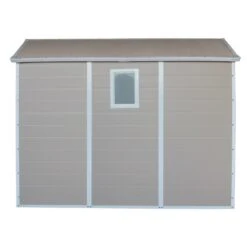 Abri De Jardin En Résine Beige 5,32m² + Kit De Fondation - JOBU 12 Abri De Jardin En Résine Beige 5,32m² + Kit De Fondation - JOBU -Jardin Soldes abri de jardin en resine beige 532m kit de fondation jobu 4