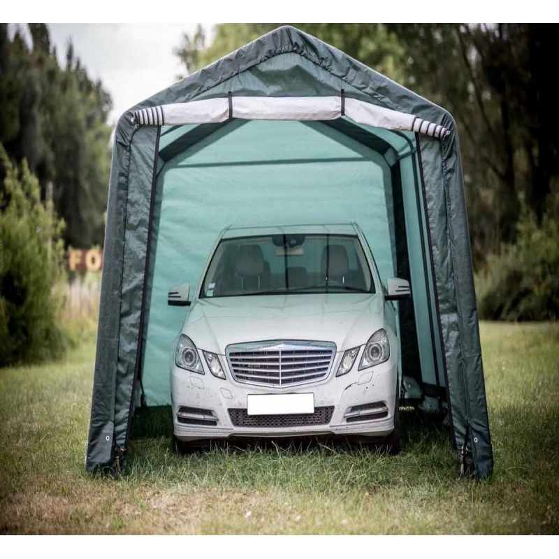 Abri De Jardin En Toile Renforcée Verte Toit 2 Pentes 18,60m² HABRITA 4 Abri De Jardin En Toile Renforcée Verte Toit 2 Pentes 18,60m² HABRITA – Image 2