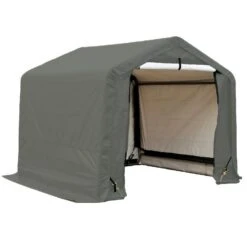 Abri De Jardin En Toile Renforcée Verte Toit 2 Pentes 3,35m² HABRITA -Jardin Soldes abri de jardin en toile renforcee verte toit 2 pentes 335m habrita 2