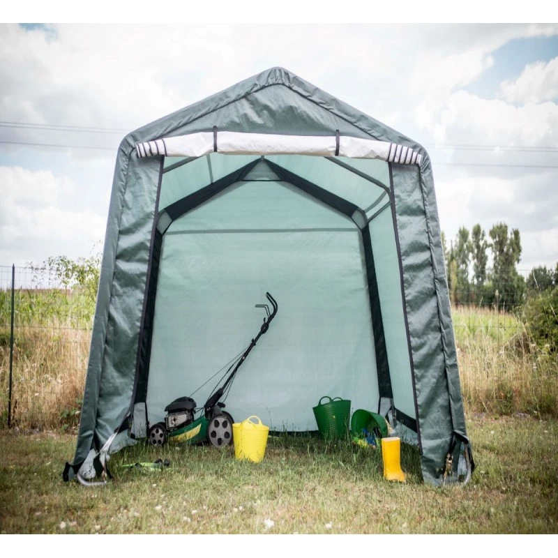 Abri De Jardin En Toile Renforcée Verte Toit 2 Pentes 9,30m² HABRITA 6 Abri De Jardin En Toile Renforcée Verte Toit 2 Pentes 9,30m² HABRITA – Image 4