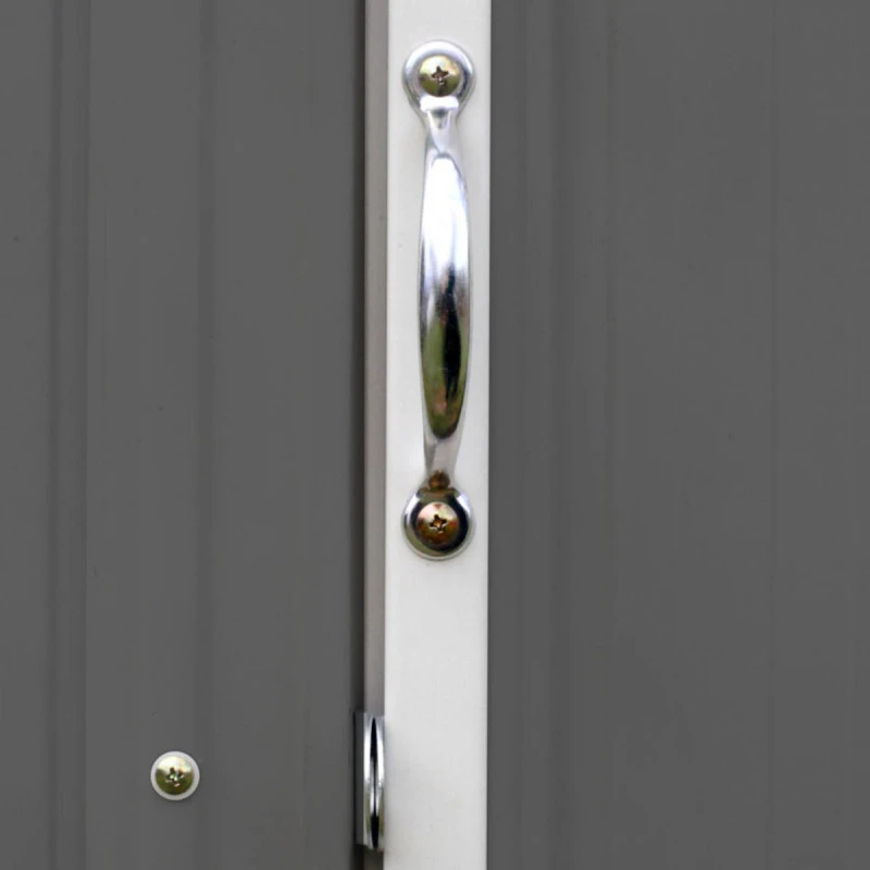 Abri De Jardin EZEE 2,3m² Toit Double Pente En Acier Galvanisé Anthracite Spacemaker 6 Abri De Jardin EZEE 2,3m² Toit Double Pente En Acier Galvanisé Anthracite Spacemaker – Image 4