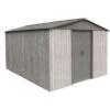 Abri De Jardin Métal 9,12m² WoodTouch Beige + Kit D'ancrage X-METAL -Jardin Soldes abri de jardin metal 912m woodtouch beige kit d ancrage x metal