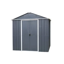 Abri De Jardin Métal Anthracite 2,77m² + Kit D'ancrage Inclus - YARDMASTER -Jardin Soldes abri de jardin metal anthracite 277m kit d ancrage inclus yardmaster 2