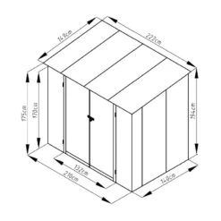 Abri De Jardin Métal Monopente 3,17m² Imitation Bois Vieilli -Jardin Soldes abri de jardin metal monopente 317m imitation bois vieilli 2