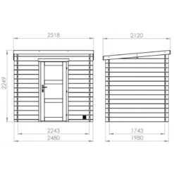 Abri De Jardin Moderne En Bois Traité Autoclave 3,9m² - Madriers 28mm - Nicia - Forest Style 11 Abri De Jardin Moderne En Bois Traité Autoclave 3,9m² - Madriers 28mm - Nicia - Forest Style -Jardin Soldes abri de jardin moderne en bois traite autoclave 39m madriers 28mm nicia forest style 3