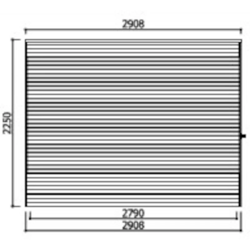 Abri De Jardin Tarento 17,04m² En Bois Traité Autoclave 19mm Avec Terrasse Couverte - SOLID 5 Abri De Jardin Tarento 17,04m² En Bois Traité Autoclave 19mm Avec Terrasse Couverte - SOLID – Image 3