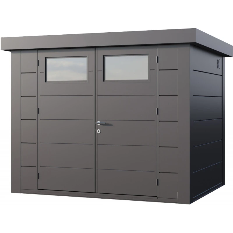 Abri En Acier Galvanisé Gris Anthracite 5,6m² Avec Double Porte Eleganto 2721 Telluria 3 Abri En Acier Galvanisé Gris Anthracite 5,6m² Avec Double Porte Eleganto 2721 Telluria