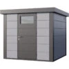 Abri En Acier Galvanisé Gris Clair 5,7m² Eleganto 2424 Telluria -Jardin Soldes abri en acier galvanise gris clair 57m eleganto 2424 telluria