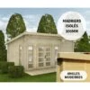 Abri En Bois Massif 22m² Avec Isolation Madriers 100mm Gardy Shelter 2 Abri En Bois Massif 22m² Avec Isolation Madriers 100mm Gardy Shelter -Jardin Soldes abri en bois massif 22m avec isolation madriers 100mm gardy shelter