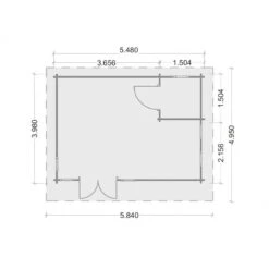 Abri En Bois Massif 22m² MODERNE - Madriers 40mm Gardy Shelter -Jardin Soldes abri en bois massif 22m moderne madriers 40mm gardy shelter 2