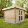Abri En Bois Massif 9m² MODERNE - Madriers 40mm Gardy Shelter 2 Abri En Bois Massif 9m² MODERNE - Madriers 40mm Gardy Shelter -Jardin Soldes abri en bois massif 9m moderne madriers 40mm gardy shelter
