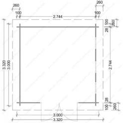 Abri En Bois Massif 9m² MODERNE Traité Marron 40mm Gardy Shelter 11 Abri En Bois Massif 9m² MODERNE Traité Marron 40mm Gardy Shelter -Jardin Soldes abri en bois massif 9m moderne traite marron 40mm gardy shelter 3