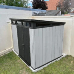 Abri Monopente En Résine Brossée Brossium 6m² + Plancher KETER 13 Abri Monopente En Résine Brossée Brossium 6m² + Plancher KETER -Jardin Soldes abri en resine brossee monopente brossium 6m plancher keter 5