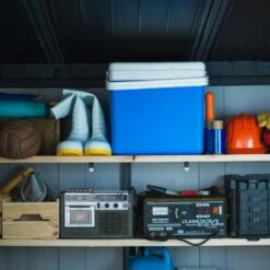 Abri Monopente En Résine Brossée Brossium 7,4m² + Plancher KETER -Jardin Soldes abri en resine brossee monopente brossium 6m plancher keter 9