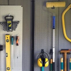 Abri En Résine Brossée Oakland 757 Brossium 5,1m² + Plancher - Keter -Jardin Soldes abri en resine brossee oakland 757 brossium 51m plancher keter 5