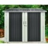 Abri Pour 3 Vélos En Métal Anthracite 3,32m² + Kit D'ancrage X-METAL 1 Abri Pour 3 Vélos En Métal Anthracite 3,32m² + Kit D'ancrage X-METAL -Jardin Soldes abri pour 3 velos en metal anthracite 332m kit d ancrage x metal