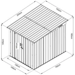 Abri Pour 3 Vélos En Métal Anthracite 3,32m² + Kit D'ancrage X-METAL -Jardin Soldes abri pour 3 velos en metal anthracite 332m kit d ancrage x metal 3