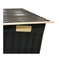 Abri Pour 3 Vélos En Métal Anthracite 3,32m² + Kit D'ancrage X-METAL -Jardin Soldes abri pour 3 velos en metal anthracite 332m kit d ancrage x metal 4