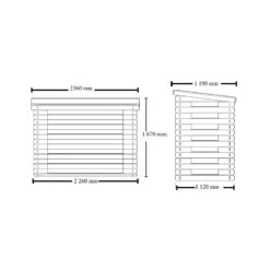Abri Range-bûches 4 Stères Madriers Massif 20mm Certifié 8 Abri Range-bûches 4 Stères Madriers Massif 20mm Certifié -Jardin Soldes abri range buches 4 steres madriers massif 20mm certifie 2