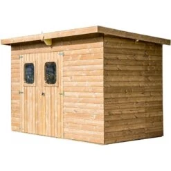 Abri Theora 7,33m² En Bois Thermo Traité Et Toiture Onduline HABRITA 13 Abri Theora 7,33m² En Bois Thermo Traité Et Toiture Onduline HABRITA -Jardin Soldes abri theora 733m en bois thermo traite et toiture onduline habrita 5