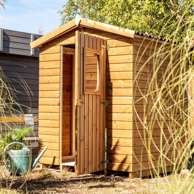 Abri Therma 3,24m² En Bois Thermo Traité Avec Plancher - HABRITA 6 Abri Therma 3,24m² En Bois Thermo Traité Avec Plancher - HABRITA – Image 4