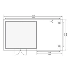 Abri Toit Plat 13,60m² Bois Massif 40mm Northeim 5 Avec Appentis 330cm – Karibu -Jardin Soldes abri toit plat 1360m bois massif 40mm northeim 5 avec appentis 330cm woodfeeling 3