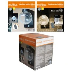 Applique Solaire Décorative Helios 200lm Avec Détection - MUNDUS -Jardin Soldes applique solaire decorative helios 200lm avec detection mundus 4
