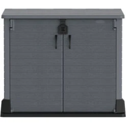 Jardin Soldes -Jardin Soldes armoire de rangement en resine gris 850l storeaway duramax 1