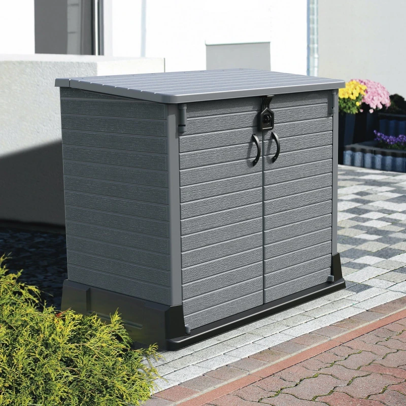 Armoire De Rangement En Résine Gris 850L StoreAway – DURAMAX 3 Armoire De Rangement En Résine Gris 850L StoreAway – DURAMAX