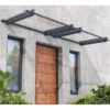 Auvent Marquise En Acrylique Gris Clair NANCY™ 3000 – Canopia By Palram -Jardin Soldes auvent marquise en acrylique gris clair nancy 3000 canopia