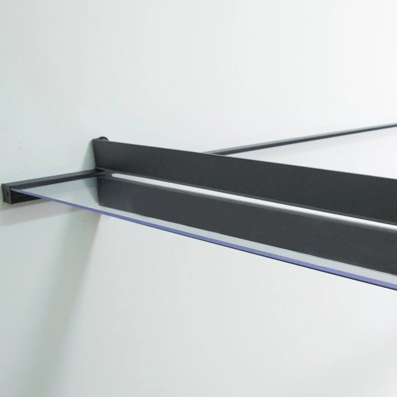 Auvent Marquise En Acrylique Gris Clair NANCY™ 4500 – Canopia By Palram 6 Auvent Marquise En Acrylique Gris Clair NANCY™ 4500 – Canopia By Palram – Image 4