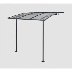 Auvent Marquise En Acrylique Transparent Vega™ 2000 – Palram - Canopia -Jardin Soldes auvent marquise en acrylique transparent vega 2000 palram 3