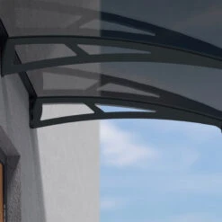 Auvent Marquise Gris AQUILA™ 4100 - Canopia By Palram -Jardin Soldes auvent marquise gris aquila 4100 palram canopia 4