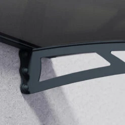 Auvent Marquise Gris AQUILA™ 4500 - Canopia By Palram -Jardin Soldes auvent marquise gris aquila 4500 palram canopia 3