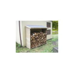 Bucher Mural 2 Stères En Bois Massif Certifié FSC Traité Autoclave -Jardin Soldes bucher mural en bois massif certifie traite autoclave 3