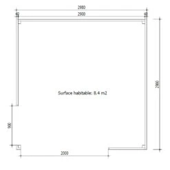 Bureau De Jardin En Bois Massif 8,88m² - Madriers 40mm Gardy Shelter -Jardin Soldes bureau de jardin en bois massif 888m madriers 40mm gardy shelter 2