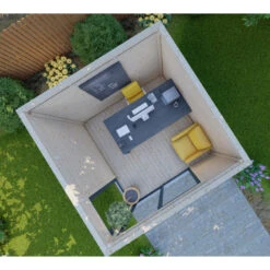 Bureau De Jardin En Bois Massif 8,88m² - Madriers 40mm Gardy Shelter -Jardin Soldes bureau de jardin en bois massif 888m madriers 40mm gardy shelter 3