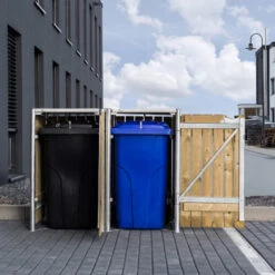 Cache-poubelle 2 Compartiments Müllbox En Bois Traité Naturel 2x240L – HIDE 13 Cache-poubelle 2 Compartiments Müllbox En Bois Traité Naturel 2x240L – HIDE -Jardin Soldes cache poubelle 2 compartiments mullbox en bois traite naturel 2x240l hide 5