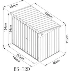 Cache-poubelle Double En Acier Pour Conteneurs 240L – Westmann 12 Cache-poubelle Double En Acier Pour Conteneurs 240L – Westmann -Jardin Soldes cache poubelle double en acier pour conteneurs 240l westmann 4