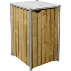 Cache-poubelle Müllbox En Bois Traité Naturel 240L – HIDE 9 Cache-poubelle Müllbox En Bois Traité Naturel 240L – HIDE -Jardin Soldes cache poubelle mullbox en bois traite naturel 240l hide 1