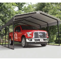 Carport à Toit En Acier Galvanisé 18,3m² Couleur Anthracite – Shelter Logic 10 Carport à Toit En Acier Galvanisé 18,3m² Couleur Anthracite – Shelter Logic -Jardin Soldes carport a toit en acier galvanise 183m couleur anthracite shelter logic 2